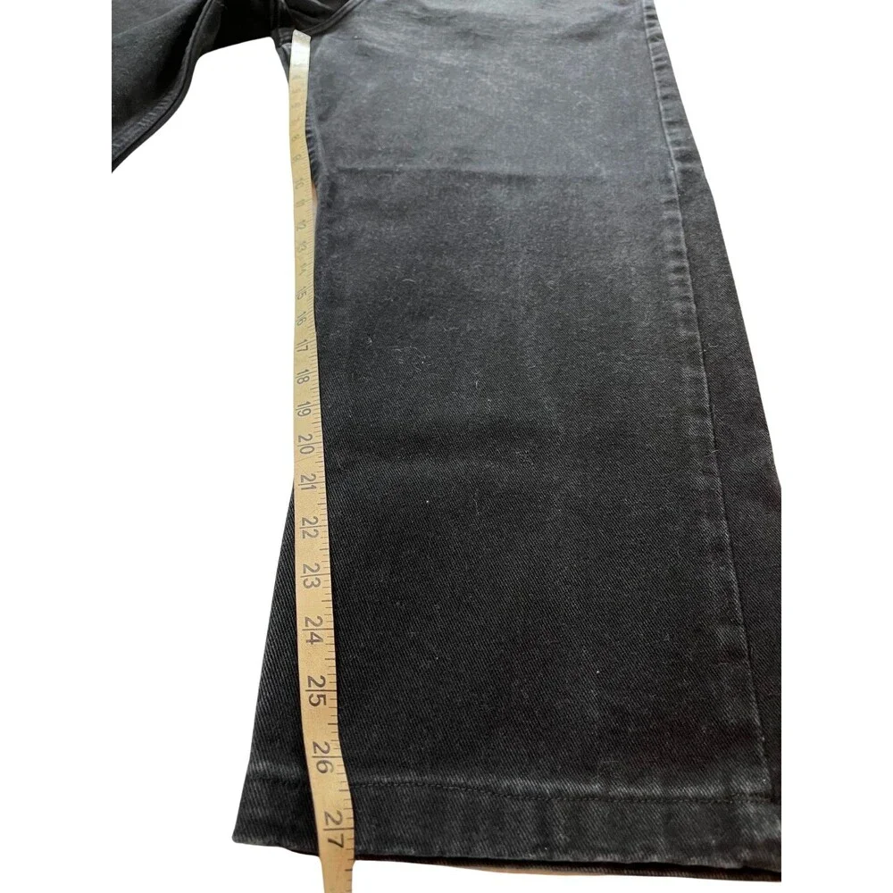 Vintage Y2K‎ Polo Ralph Lauren Flag Jeans Men's Black Stonewash 38 Waist Relaxed